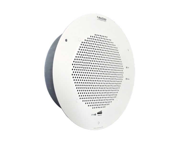 CyberData SIP Speaker 011393 Gray White