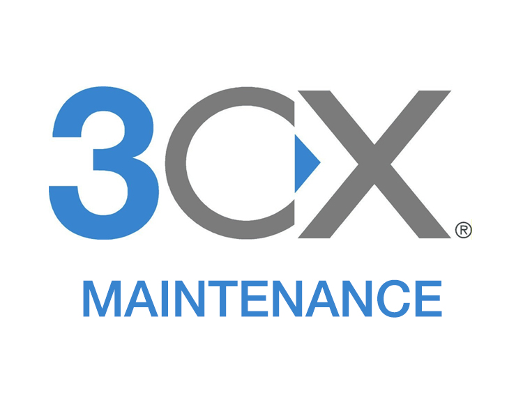 3CX Phone System 256SC 1 Year Maintenance (3CXPSM256SC)
