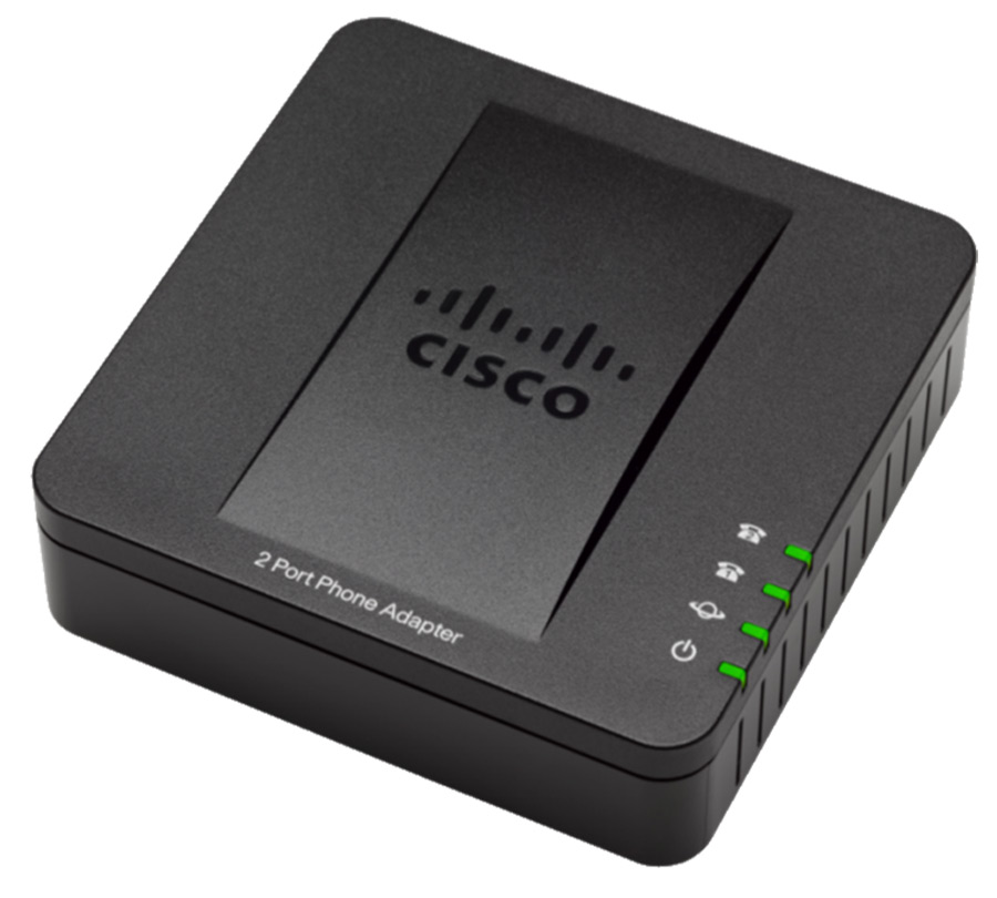 Cisco SPA112 Analog Adapter (ATA) with 2 FXS