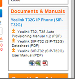 Documents & Manuals Screenshot