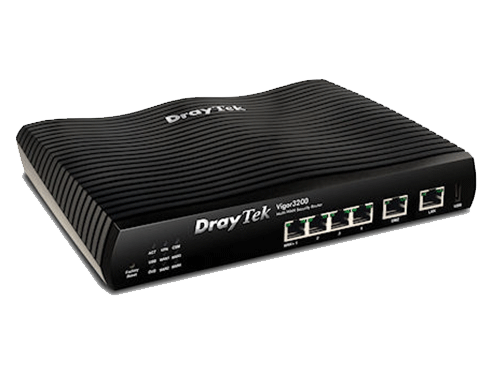 Draytek Vigor 3200 Quad WAN Router with SSL VPN, multi-subnet, 802.1q