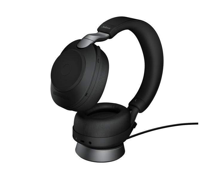 Jabra Evolve2 85 Link380a UC Stereo Black Headset with Desk Stand (28599-989-989)