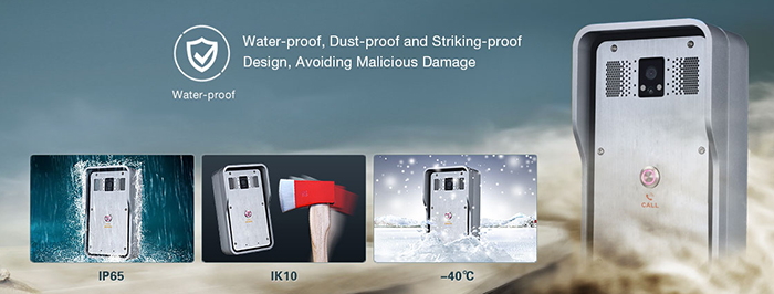 Water-proof, dust-proof and malicious damage-proof