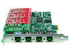 OpenVox A400E13 - 3 FXO 1 FXS PCI Express Card