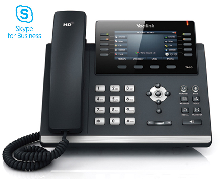 Yealink T46G IP Phone Skype for Business  (SIP-T46G-SFB)