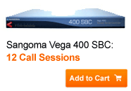 Sangoma Vega 400 SBC: Session Border Controller - 12 Call Sessions