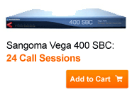 Sangoma Vega 400 SBC: Session Border Controller - 12 Call Sessions