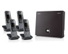 Gigaset N300IP Base Station and Gigaset S650H Phone bundle - Four Handsets