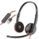 Poly 3200 Series Blackwire C3220 On-Ear Wired Headset