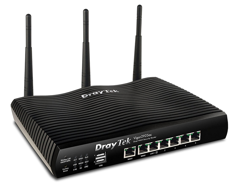 Draytek Vigor 2925ac Dual-WAN Router Firewall