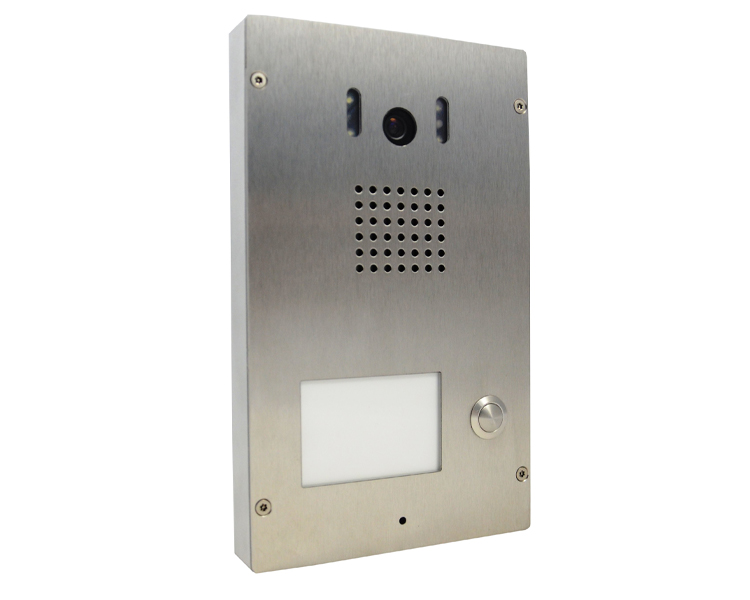 Alphatech IP BOLD 65 T1 Audio Version Door Entry System with One Call Button and Flush Mount (230531)