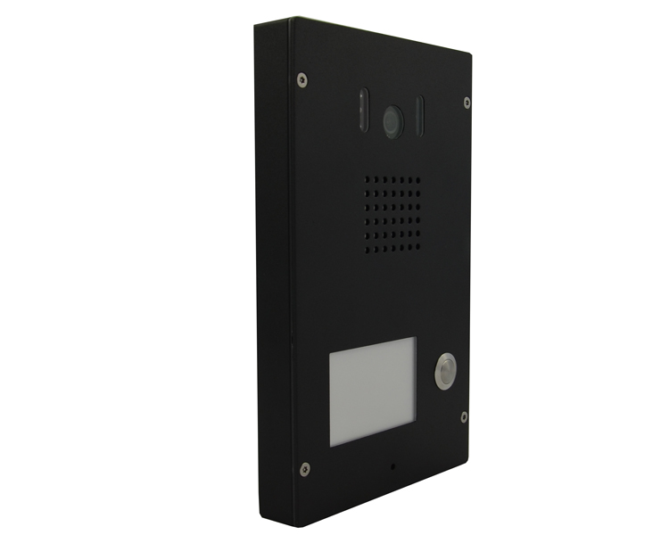 Alphatech IP BOLD 65 T1C Video Door Entry System with One Call Button, Colour Camera and Black Housing (230501B)