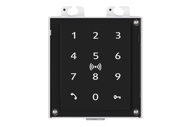2N Touch Keypad & RFID Reader Module, Secured, 125 kHz/13.56 MHz/NFC, for IP Verso & LTE Verso (91550946-S) 2N Touch Keypad & RFID Reader Module, Secured, 125 kHz/13.56 MHz/NFC, for IP Verso & LTE Verso (91550946-S)