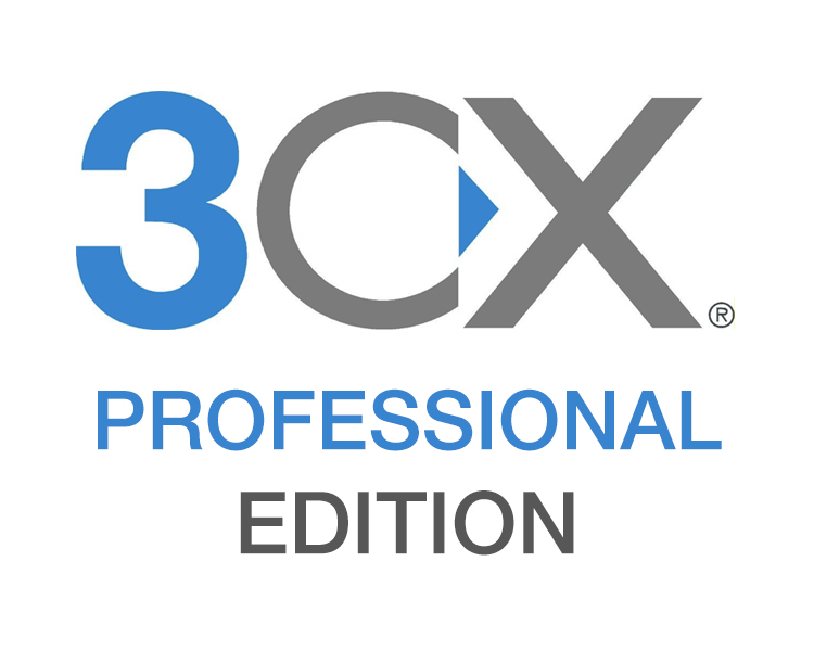 3CX Phone System Professional - 1024SC inc 1 year Maintenance (3CXPSPROF1024)