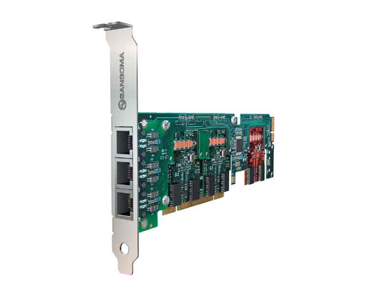 Sangoma A500 BRI Card PCI + HW echo cancellation (A500 BRMDE)