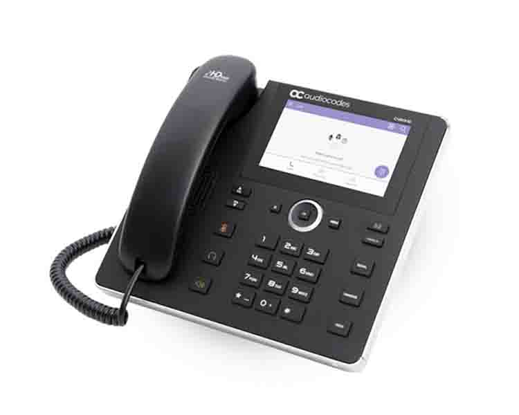 AudioCodes C450HD IP Phone WiFi Dual Band TEAMS Edition (TEAMS-C450HD-DBW)