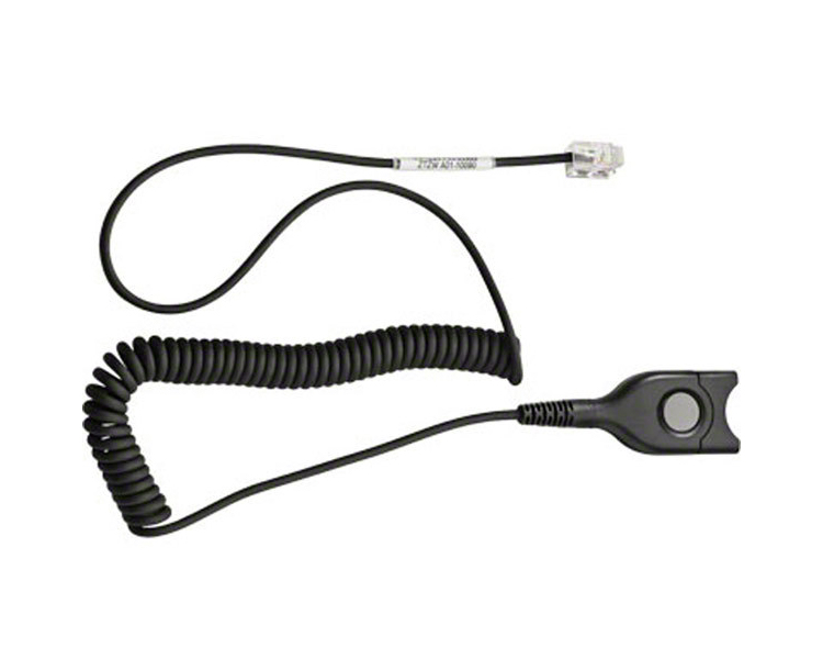 Sennheiser standard headset connection cable with microphone sensitivity (CSTD 24)