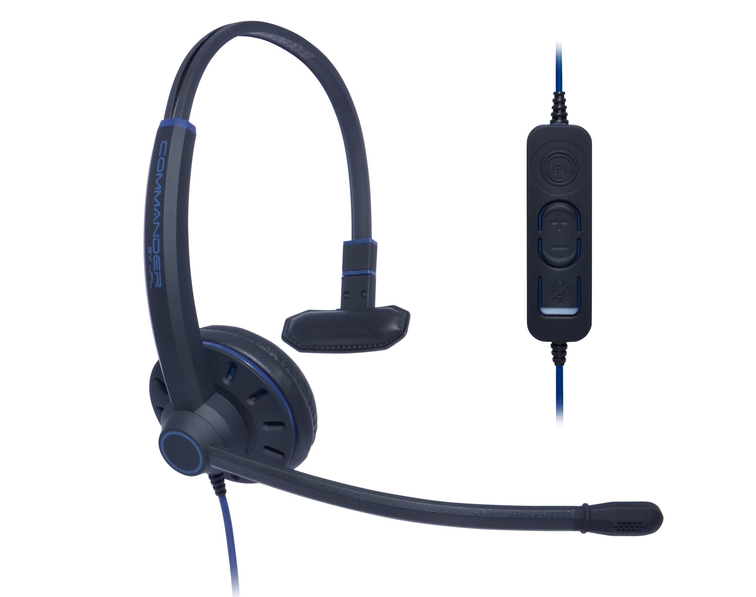 JPL Commander 1 Monaural USB Headset Black (575-344-003)