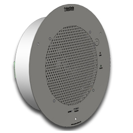 CyberData SIP-enabled VoIP Talkback Ceiling Gray White, Standard Speaker 011180