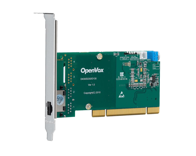 OpenVox DE130P PCI ISDN PRI Card