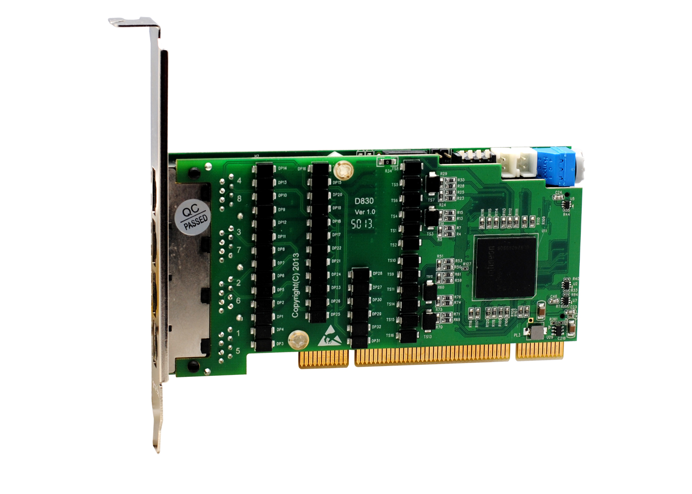 OpenVox DE830P 8 port T1/E1/J1 PCI card