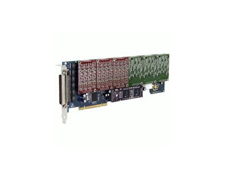 Digium 1TDM2400PLF 24 port modular analog PCI 3.3/5.0V card, no interfaces