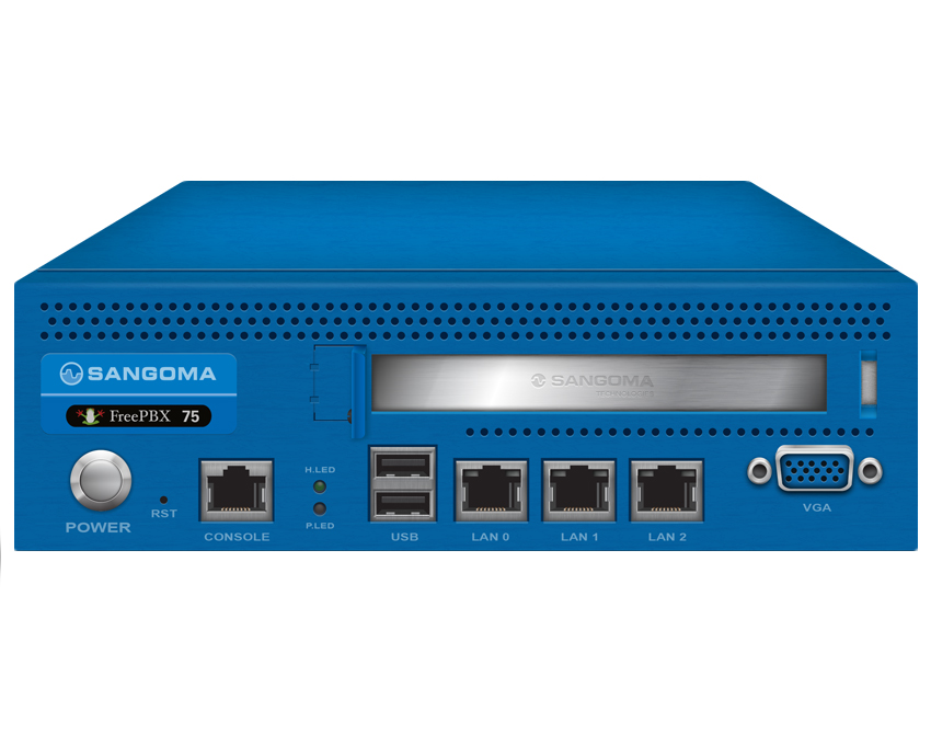 Sangoma FreePBX Phone System 75 - 75 users or 45 calls