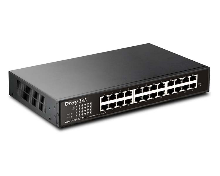 Draytek VigorSwitch G1241 Gigabit Ethernet Switch