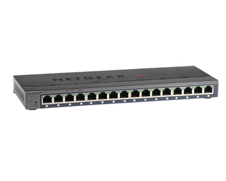 Netgear ProSafe GS116E 16PT Gigabit Smart Managed Plus Switch