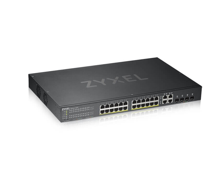 ZyXEL GS1920-24HPv2 28 Port Smart Managed PoE Switch