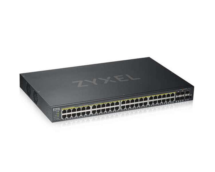 ZyXEL GS1920-48HPv2 48-port GbE Smart Managed PoE Switch