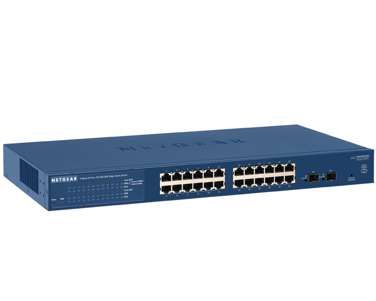 Netgear ProSafe GS724Tv4 24 Port Gigabit Smart Switch