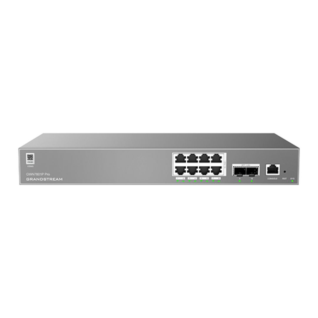 Grandstream GWN7801P Pro 8-Port Gigabit PoE Layer 2++ Managed Switch (GWN7801P Pro) Grandstream GWN7801P Pro 8-Port Gigabit PoE Layer 2++ Managed Switch (GWN7801P Pro)