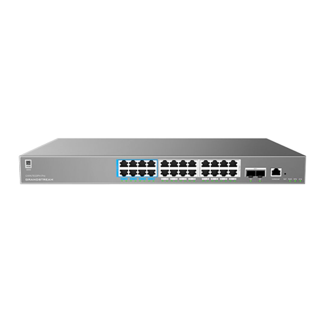 Grandstream GWN7803PH Pro 24-Port Gigabit Layer 2++ PoE++ Managed Switch (GWN7803PH Pro) Grandstream GWN7803PH Pro 24-Port Gigabit Layer 2++ PoE++ Managed Switch (GWN7803PH Pro)