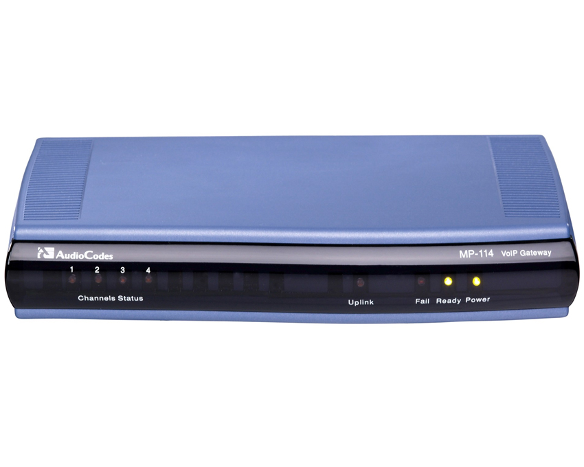 AudioCodes MediaPack 114 Analog VoIP Gateway 4 Port FXO (MP114/4O/SIP)