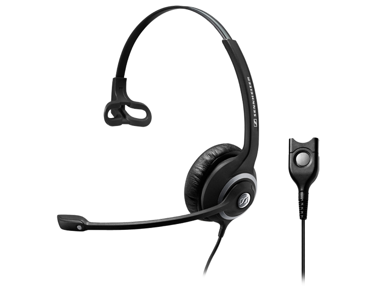 Sennheiser Circle SC 230 (single-sided) professional wired headset monaural, with ED, for wideband and narrowband phones