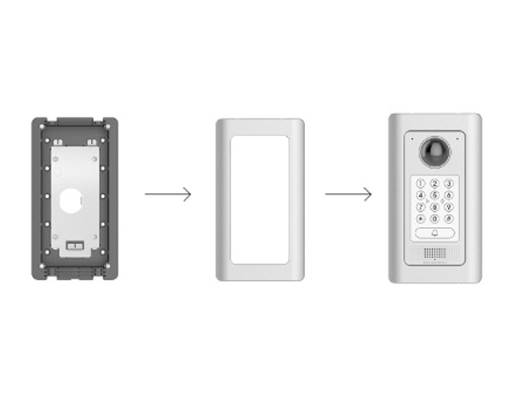 Grandstream GDS37XX-WMK In-Wall Mounting Kit for GDS3710