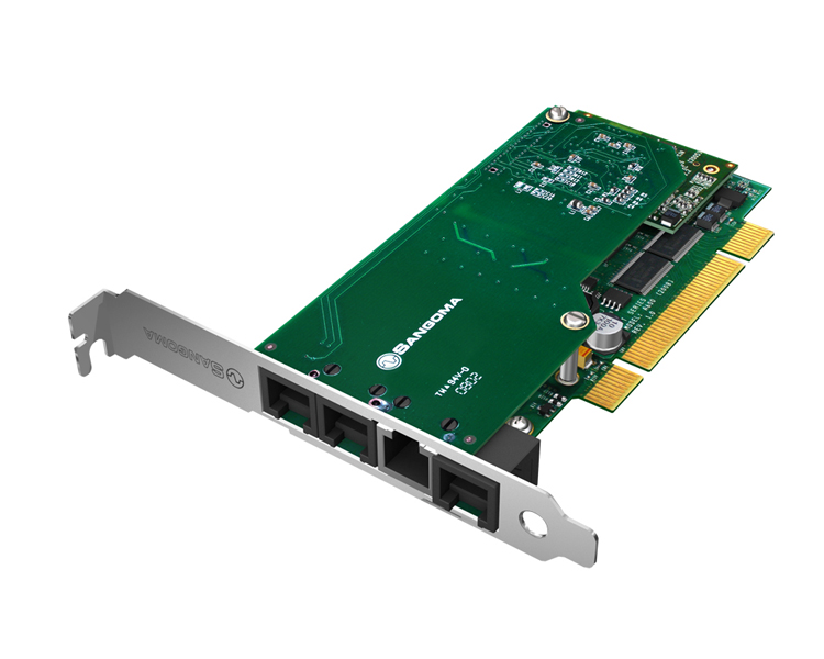 Sangoma B601DE PCIe Hybrid Voice Card with Hardware Echo Cancellation