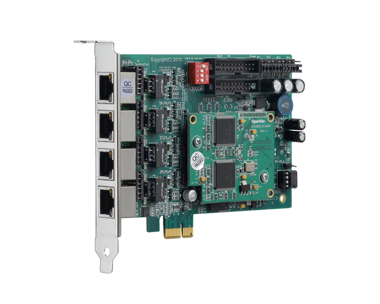 Openvox BE400E 4 Port BRI PCI Express Card w/ Hardware Echo Cancellation