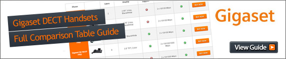 Gigaset IP Phones Comparison Table