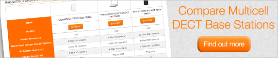 Multicell DECT Comparison Table