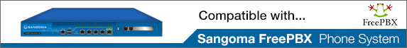 Compatible with Sangoma FreePBX Compatible with Sangoma FreePBX