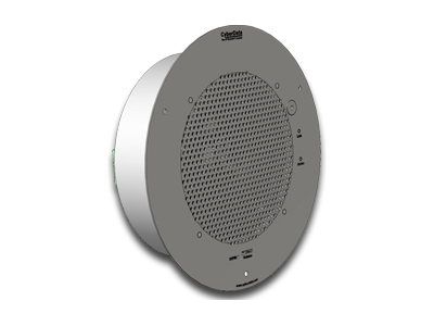 CyberData Singlewire-Enabled Talk Back Speaker - Gray White (011182)