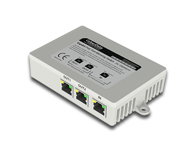 CyberData 2-Port PoE Gigabit Port Mirroring Switch (011258)