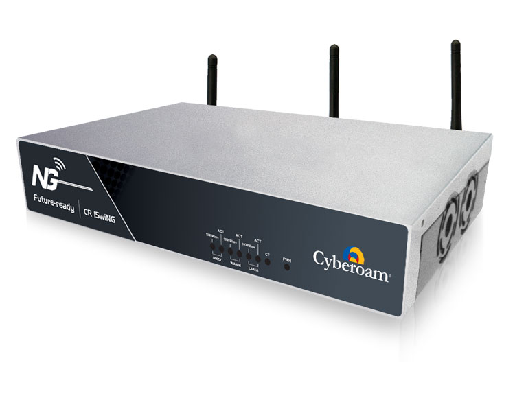 Cyberoam CR15wiNG UTM Firewall 3x3 MIMO technology