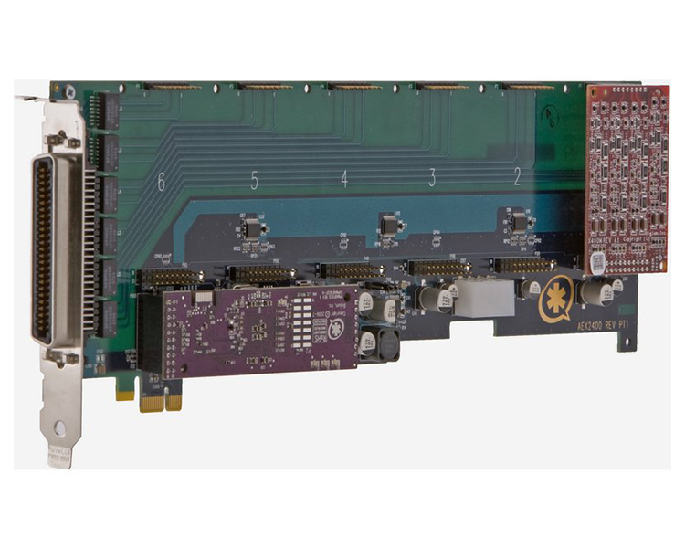 Digium 1AEX2460BF 24 port modular analog PCI-Express x1 card with 24 Station interfaces