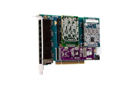 Digium 1HB8-0400BLF 8 Port Hybrid PCI-Express x1 card with 4 BRI interfaces and HW Echo Can
