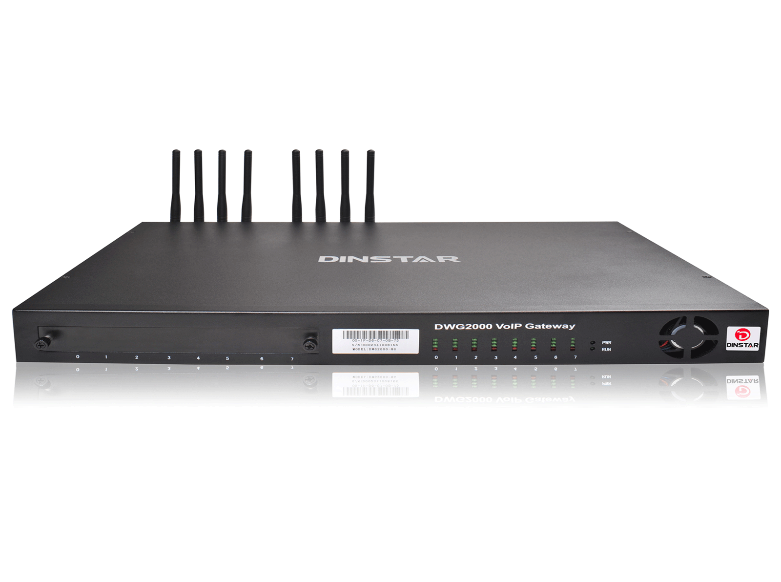 Dinstar DWG2008 SIP, GSM VoIP Gateway - 8 Channels (DWG2000-8G)