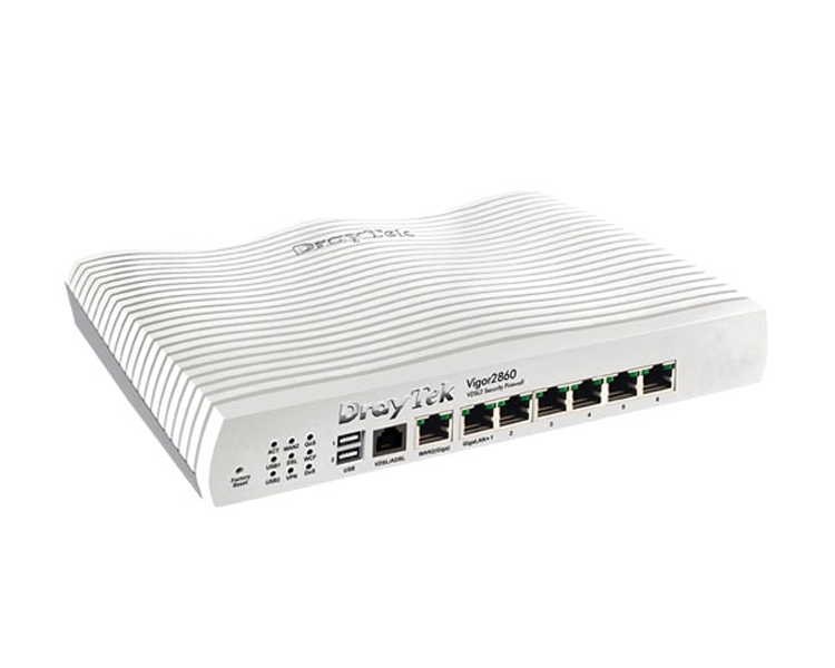 Draytek Vigor 2860 VDSL/ADSL Router/Firewalls & 6-port Gigabit switch