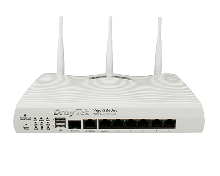 DrayTek Vigor 2860ac Dual-Band WiFi Router